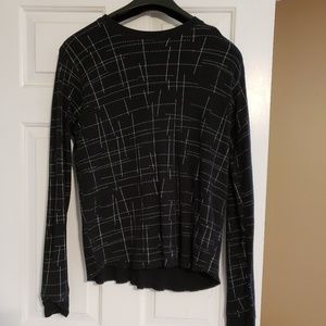 Mens black/white sweater